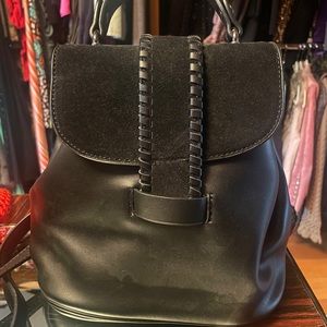 Ooh La La black mini backpack purse